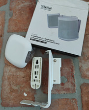 1x Flexson Wandhalterung/Lautsprecherhalterung | Sonos One (SL) + Play:1 | weiß