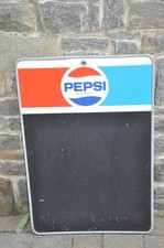 Altes Reklameschild/Werbetafel  70 er Jahre Pepsi Cola,Softdrink,Gasthaus,Kiosk