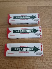3 PACKUNGEN A. 10 DRAGEE wrigley's spearmint kaugummi Wrigley RETRO ZUCKERFREI