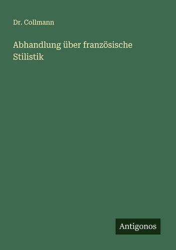 Abhandlung über französische