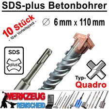 10 x SDS-plus Quadro