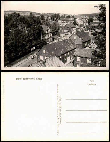 Ansichtskarte schmiedefeld - ansichtskarte,