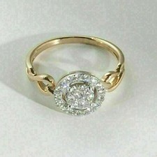 1,50 Kt Rund Diamant Halo