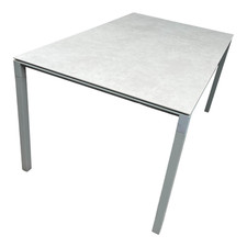 Cane Line Outdoor Tisch Pure Platte Keramik Concrete Grey Grau Gestell 