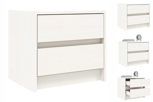 Nachttisch weiß 40x31x35 - nachttisch, 40x31x35,5