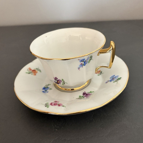Meissen porzellan tasse - tasse, mit
