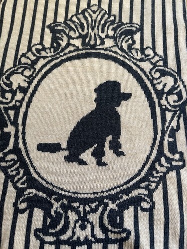 Pudelmotiv merino schal - pudelmotiv,
