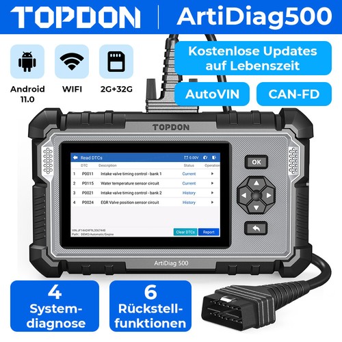 Topdon artidiag500 kfz obd2 - topdon,
