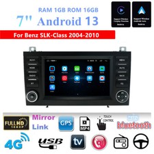 7" Autoradio GPS für Mercedes SLK200 SLK250 SLK300 SLK350 SLK55 R171 Carplay