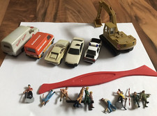 6x HO1 Modellautos Wiking Raupenbagger Rietze Ford Transit Telerent Ford Transit