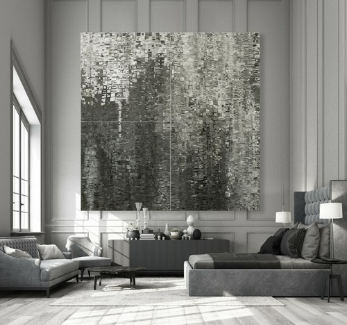 Everest abstrakt leinwand bild - everest,