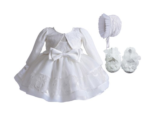 Baby elfenbein spitze - spitze, taufe