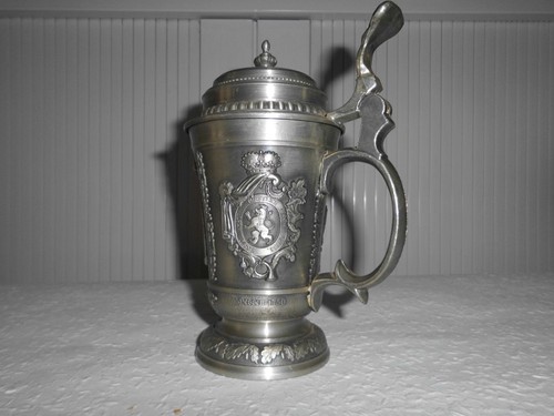 Zinnkrug mit deckel - deckel,, sammler