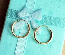 Creolen 14k 585 Gold Gelbgold