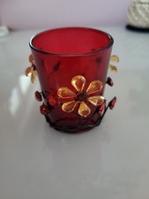 Windlicht Teelicht Halter Rot