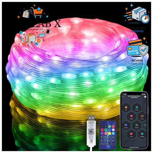 Lichterkette rgb - 5m,