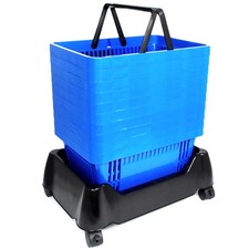 VK-Set72= 10 blau Verkaufskorb
