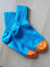 Handarbeit: selbstgestrickte