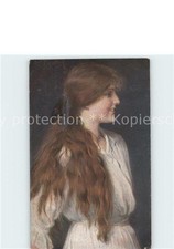 Kuenstlerkarte E. Rosenstand Backfisch Nr. 361 Mädchen