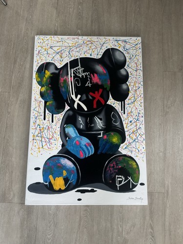 Bearbrick leinwand bild - leinwand,