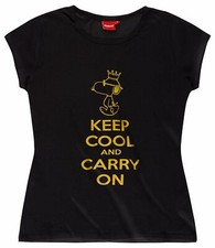 Snoopy Damen T Shirt Disney Peanuts  schwarz Gr M NEU