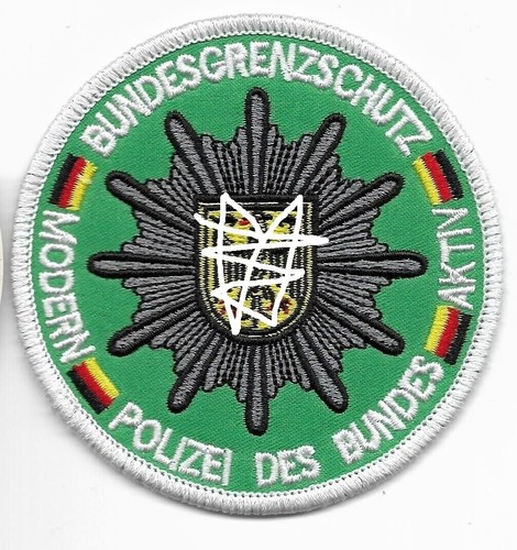 Bgs polizei teile abzeichen - teile,