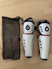 SixSixOne 661 Schienbein- & Knieschoner mit Netzbeutel – Größe M/L