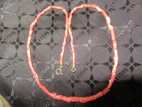 Feine korallen kette rosé - kette,