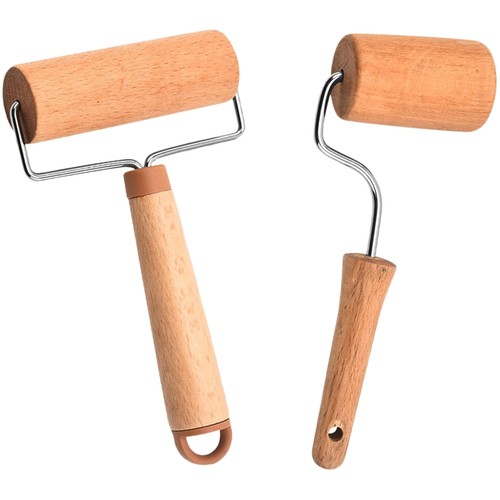 Nudelholz set holz 2 stück - set,, holz,