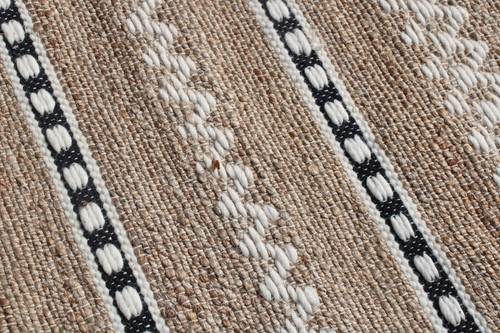 Handwebteppich 140x 200 beige - 200,
