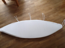 Auflage für BOOTSBANK Polster Natur  Ellipse Bezug waschbar Reißverschluss Boot