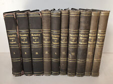 The History of England Macaulay Thomas Babington 1849 10 Bände Tauchnitz #W