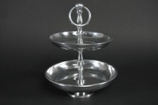 Deko Etagere 2er Schale Alu