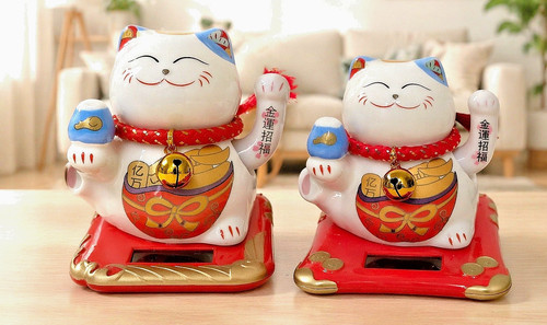 Solar winkekatze maneki - solar,