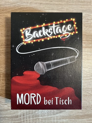Backstage mord bei tisch - tisch,