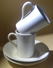 2 Espressotassen mit 2 Unterteller -wie neu-, RAK Parcelain, Design by Vavro