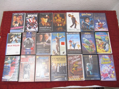 Vhs kassetten sammlung mit - vhs,