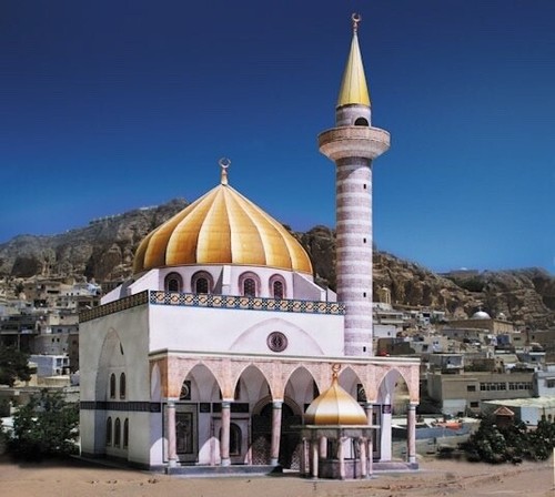 Moschee kartonmodell - moschee,