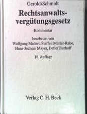 Rechtsanwaltsvergütungsgesetz