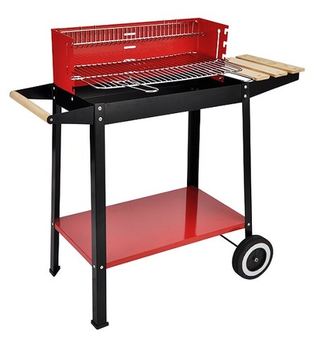 Holzkohle grillwagen 88x44x83 - holzkohle,