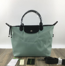 Longchamp Le Pliage Energy Shoulder Tote Bag 2Way Bag M Light Green Outlet NEU