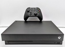 Xbox One X 1TB schwarz - inkl. Original Controller - Zustand: gut