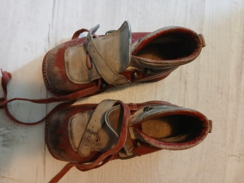 Alte lederschuhe skischuhe ddr - alte, lederschuhe/skischuhe