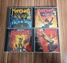 Manowar - 4 CD Alben Sammlung - Kings of Metal + Louder than Hell + Fighting...