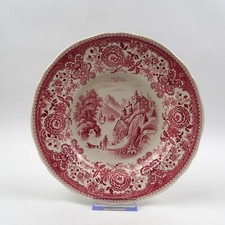 Villeroy & Boch Mettlach Burgenland Rot Suppenteller Dm 23 cm Landhausstil