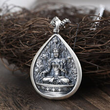 K05 Anhänger zum Öffnen Shakyamuni Buddha Feinsilber Silber 990 buddhistisch