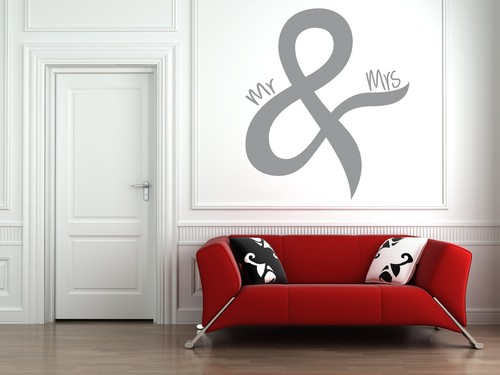 Mrs zitat vinyl wandkunst - zitat,