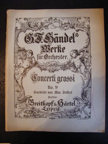 Partitur handel werke für - partitur,