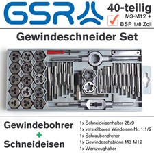 Gewindeschneider Satz 40 tlg