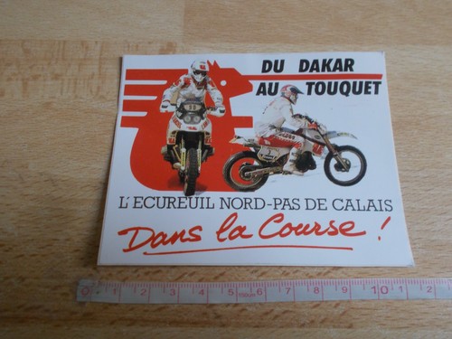 Aufkleber von dakar nach - von,